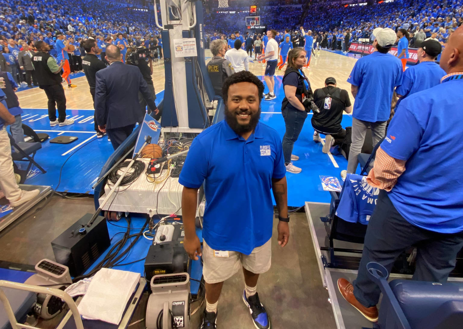Play off game vs mavs