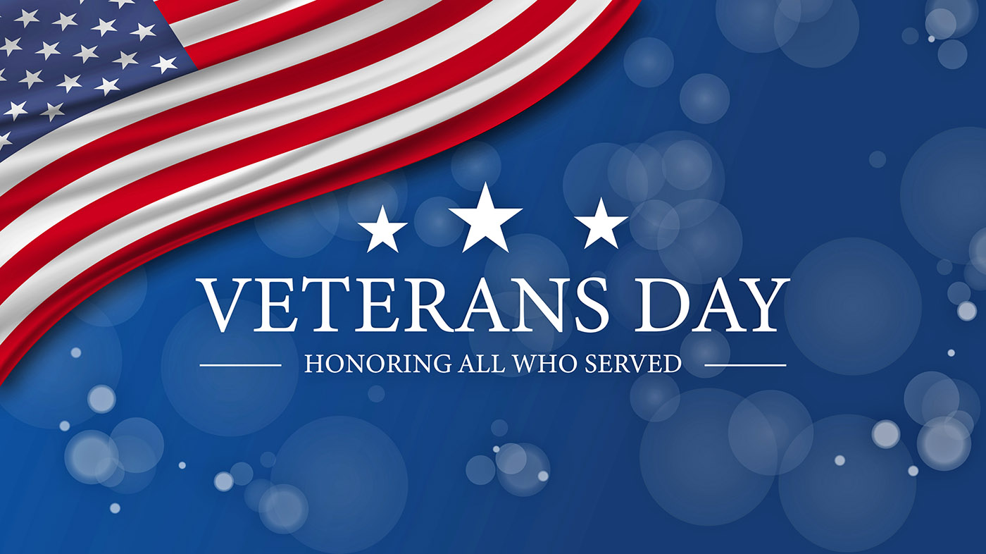 Veterans Day USa Flag Background