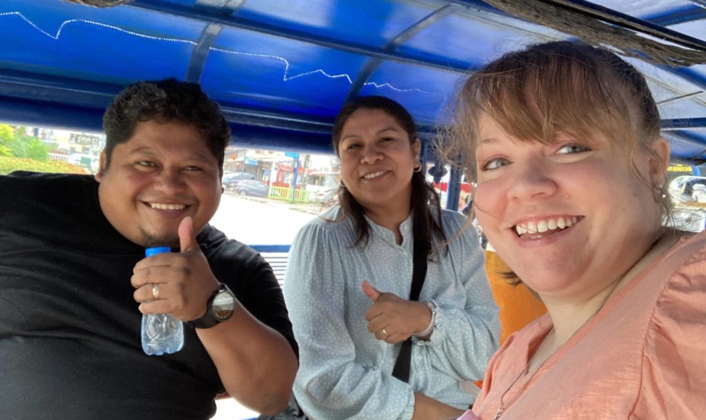 Reunited once again! Jose and Eloisa, with whom I labored alongside in China, are now also working in Thailand.