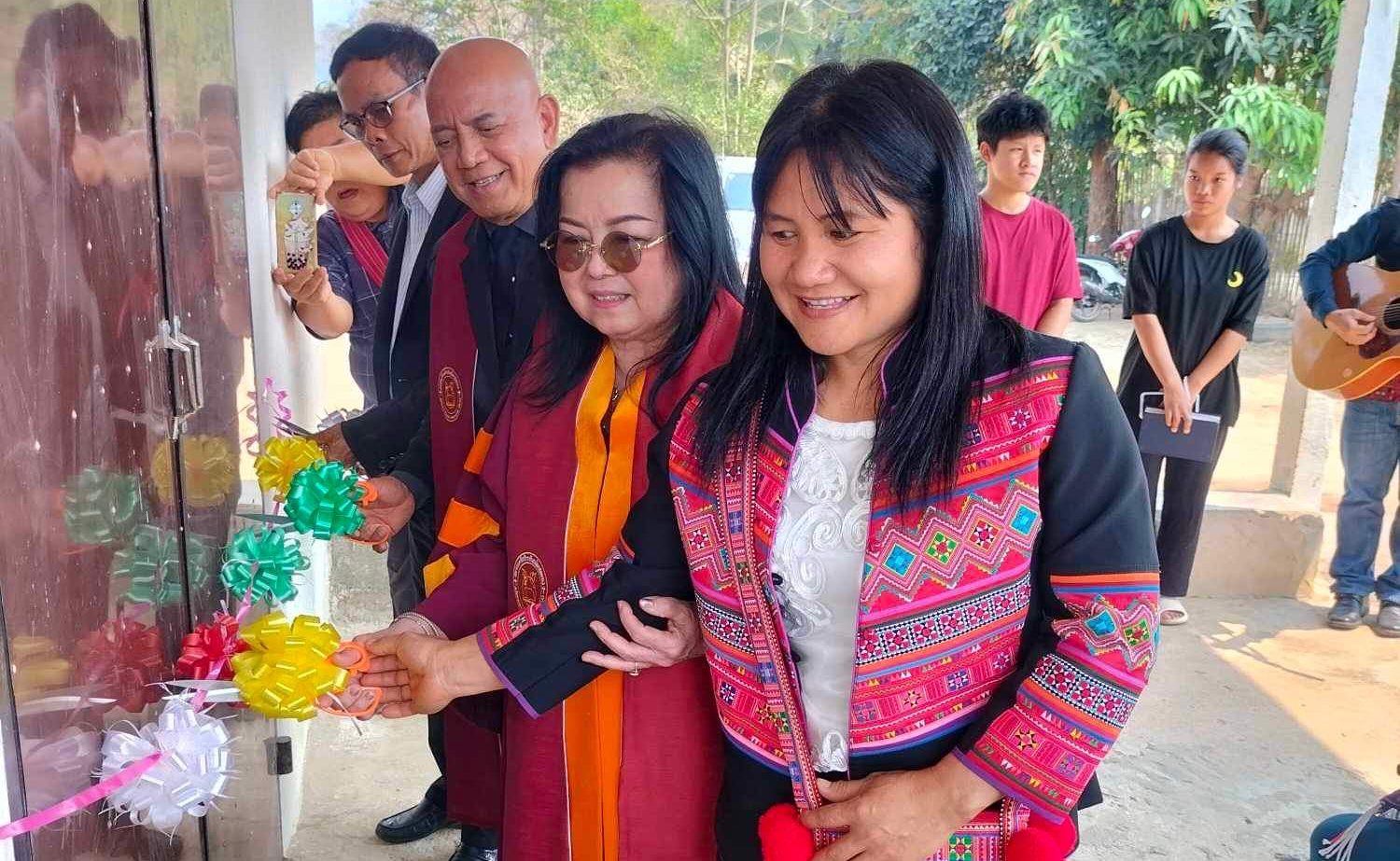 Opening and dedication of a new Akha Church.