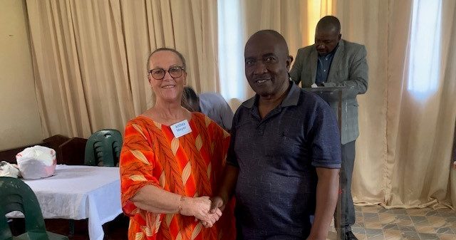 Meeting Bishop Chatenduka and leaders in Harare Zimbabwe