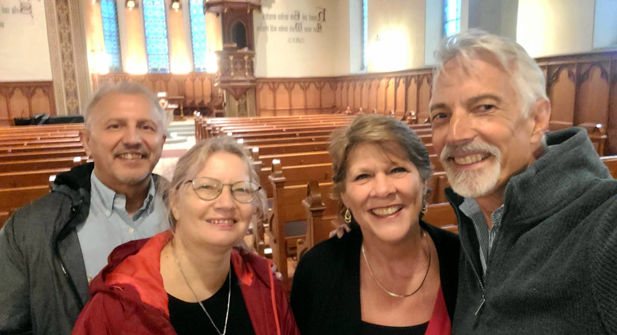Harold and Kathleen with Switzerlands' IPHC leaders, Igor and Lena Agapov.
