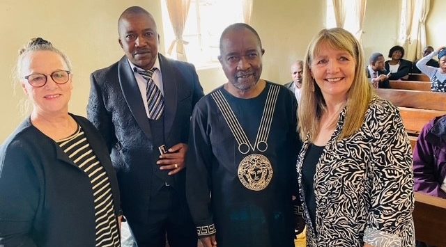The leadership team in Zimbabwe.