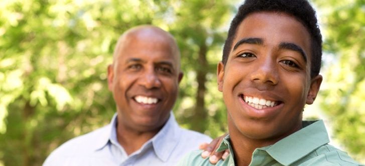 African American Father and Son
